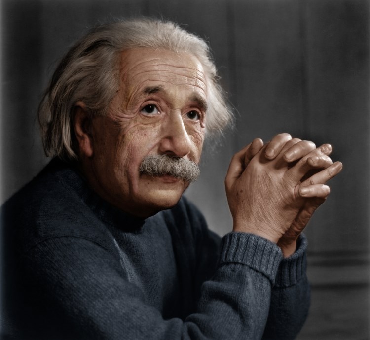 Albert-Einstein-foto-colorida